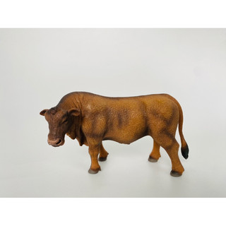 Mô hình động vật: Bò bố Angus - Đỏ ( Chính hãng)