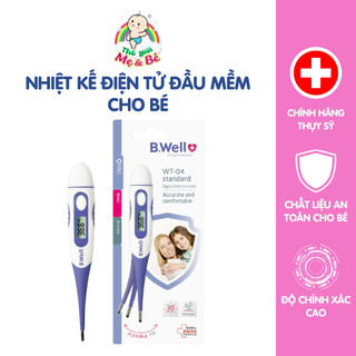 Nhiệt kế điện tử Thụy Sỹ B.Well WT.04 - Đo nhanh 30s, bền, dễ sử dụng, bảo hành trọn đời