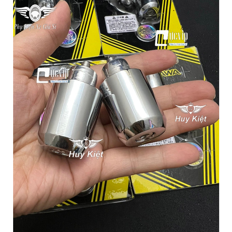 Gù Tay Lái Nhôm Xi Niken Vip Dài Gắn Vario,Vision,Jupiter,SH,Luvias,Mio,Win,Wave,Dr,Fu,Si,EX,Cub,PCX,NVX,R15 6179