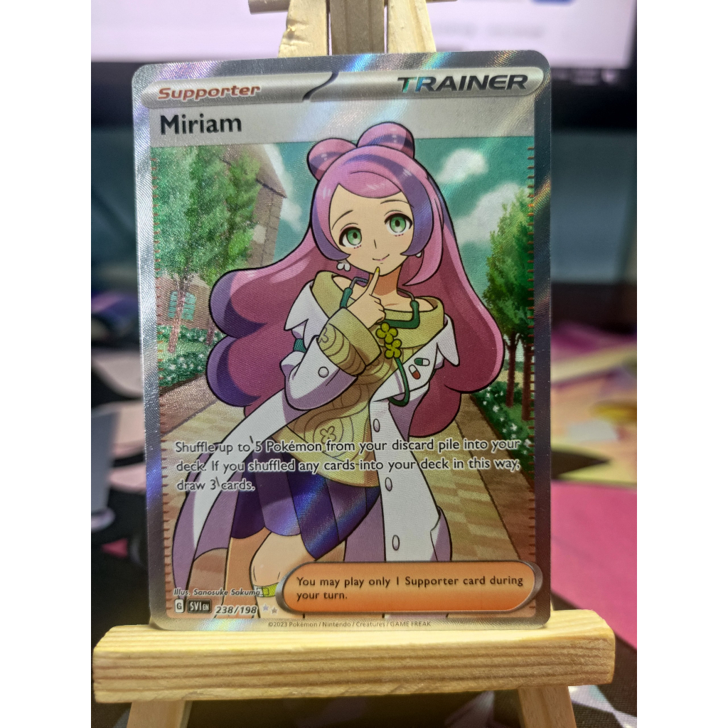 Thẻ Pokemon Miriam - 238/198 - Full Art Secret Rare