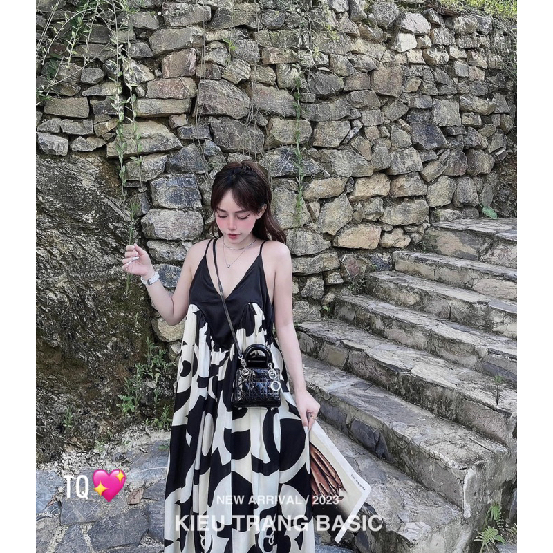 Váy Lụa Chà Neoo Kiều Trang Basic Hot Hit