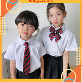 Cavat bé trai thắt sẵn nơ đeo cổ bé gái phong cách học sinh Mỹ PKBT009 PKBT045