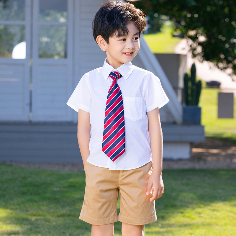 Cavat bé trai thắt sẵn nơ đeo cổ bé gái phong cách học sinh Mỹ PKBT009 PKBT045