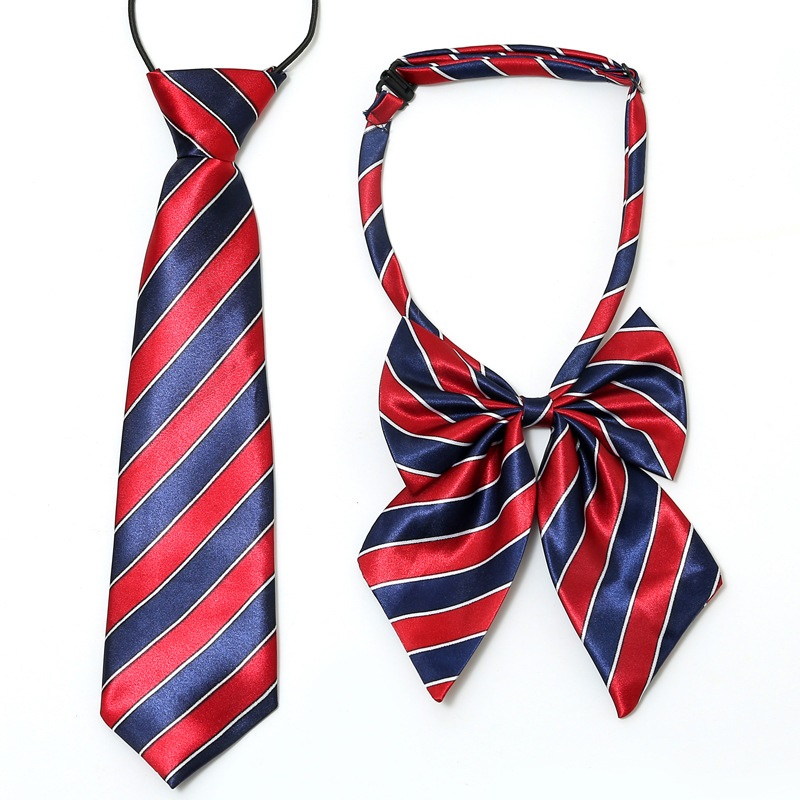 Cavat bé trai thắt sẵn nơ đeo cổ bé gái phong cách học sinh Mỹ PKBT009 PKBT045