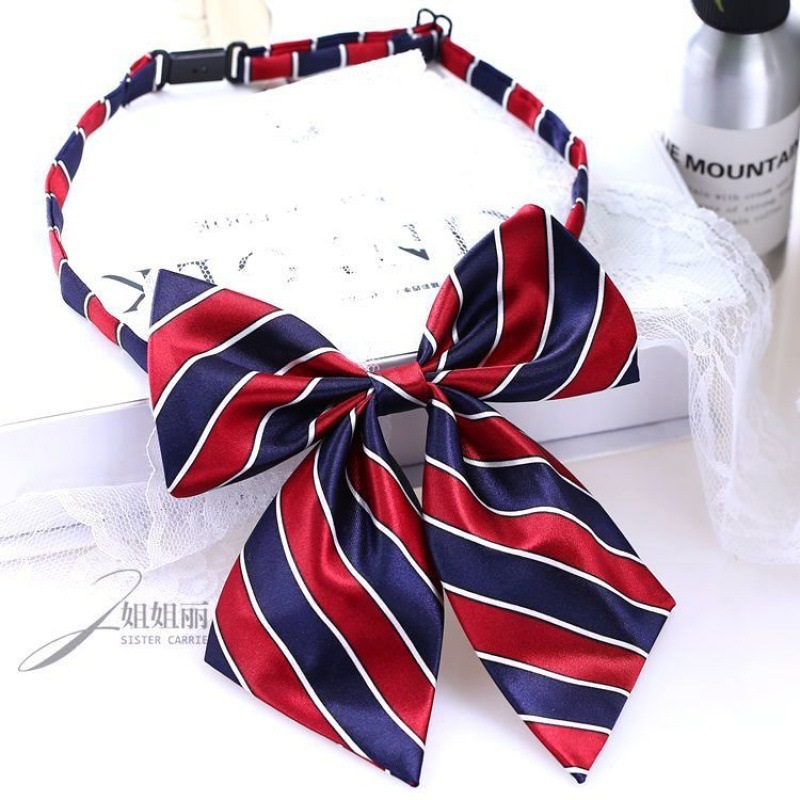 Cavat bé trai thắt sẵn nơ đeo cổ bé gái phong cách học sinh Mỹ PKBT009 PKBT045