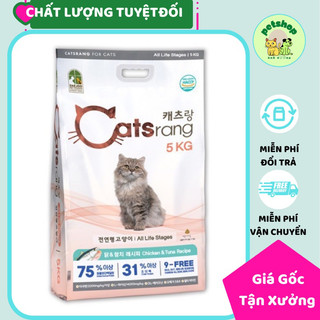 [GIÁ RẺ - CHẤT LƯỢNG] Thức ăn cho mèo mọi lứa tuổi Catsrang 5kg