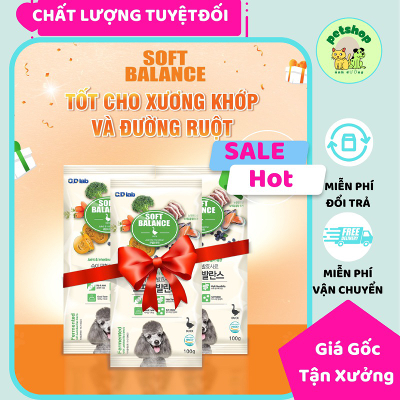 [HẠT MỀM][100g] Thức ăn cho chó mọi lứa tuổi hạt mềm Anf SoftBalance