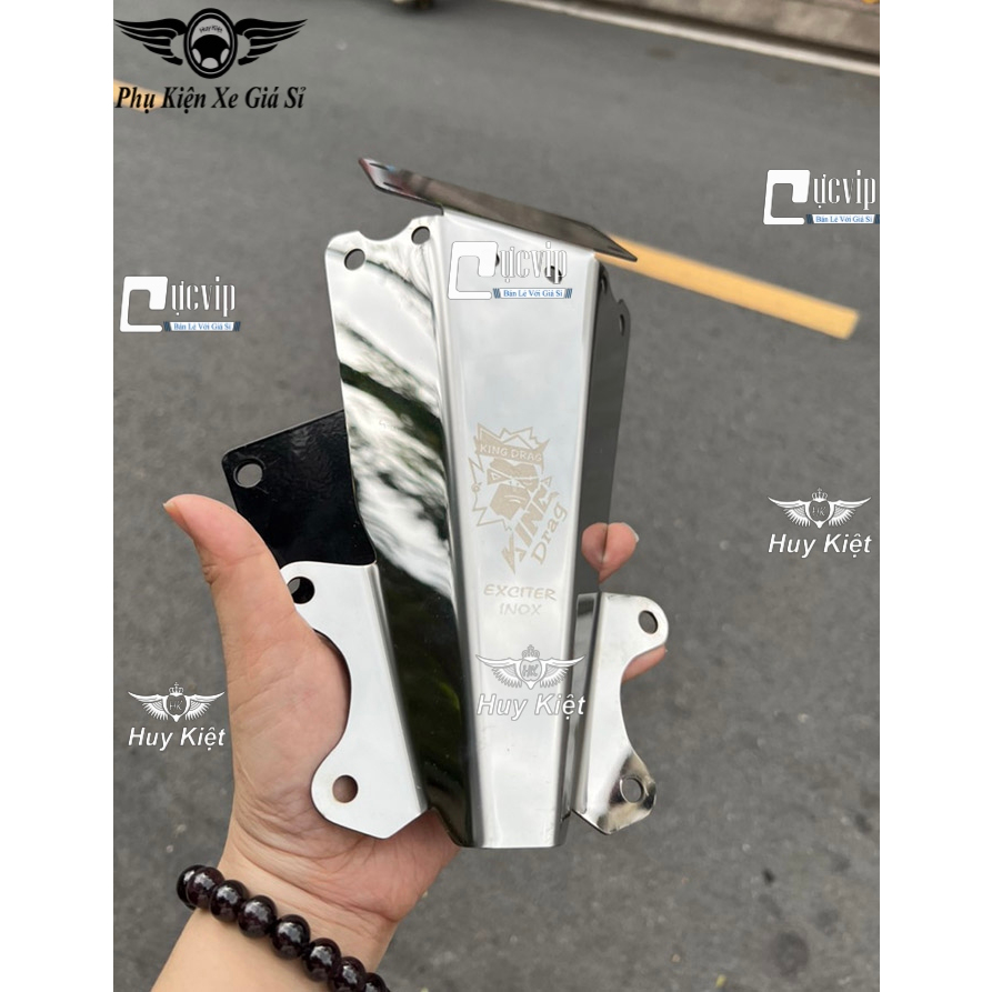 Pát Đuôi Dè Sau Inox Gắn Exciter 155  6183