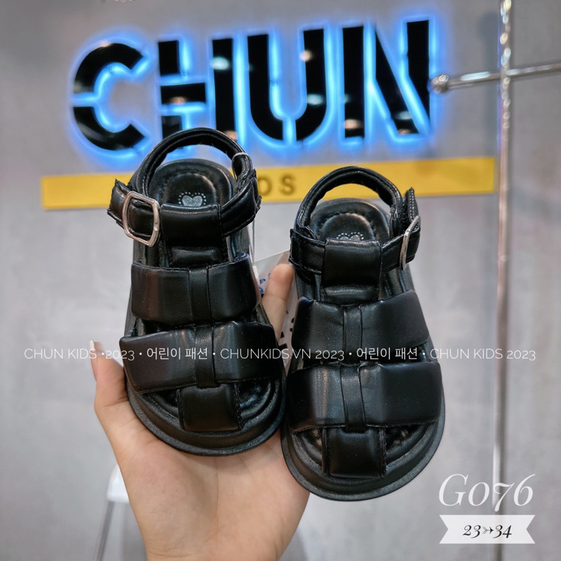 G076 - DÉP sandal da rọ quai dán cho Bé