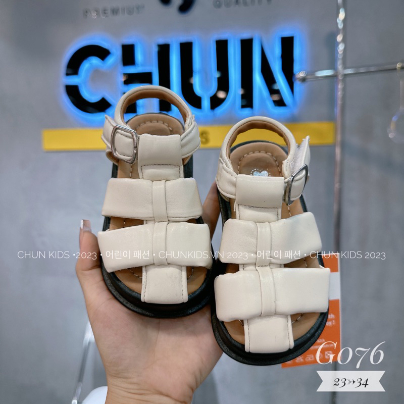 G076 - DÉP sandal da rọ quai dán cho Bé