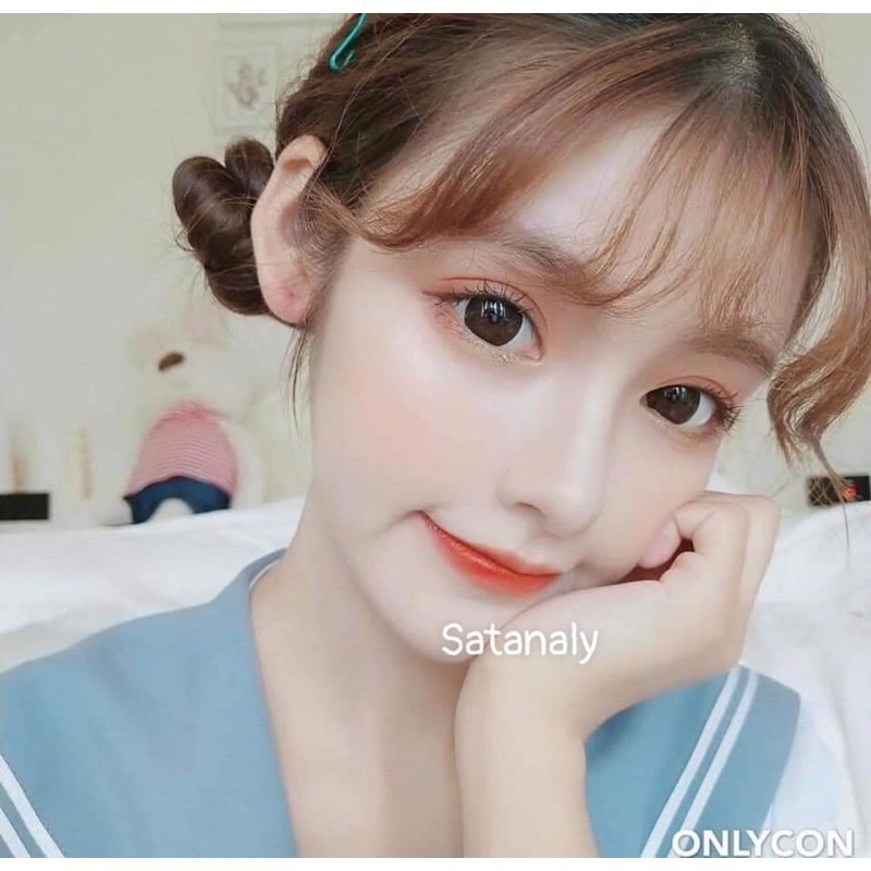 Mẫu Lens Đen-Black Baby Giãn Tròng To , Vừa