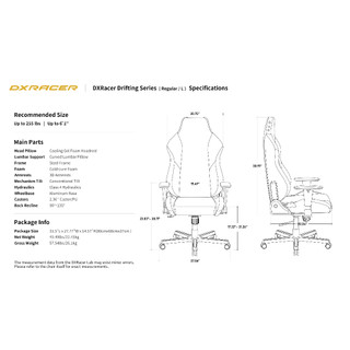 Ghế gaming DXRacer Drifting Series (Hàng chính hãng)