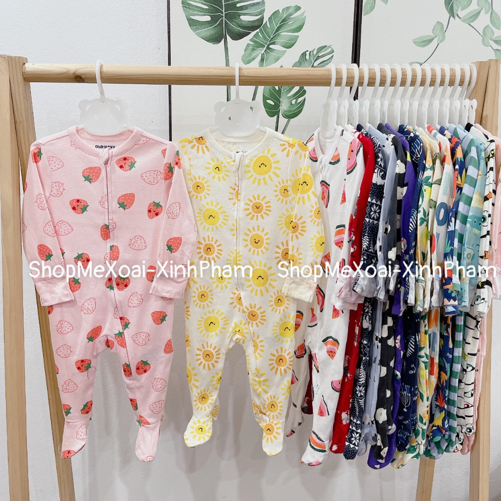 Body sleep cotton kéo khóa hiệu OLD..NAVY xuất dư siêu xịn hàng cao cấp