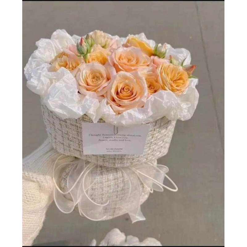 Vải Dạ Tweed Bó Hoa 50*150cm