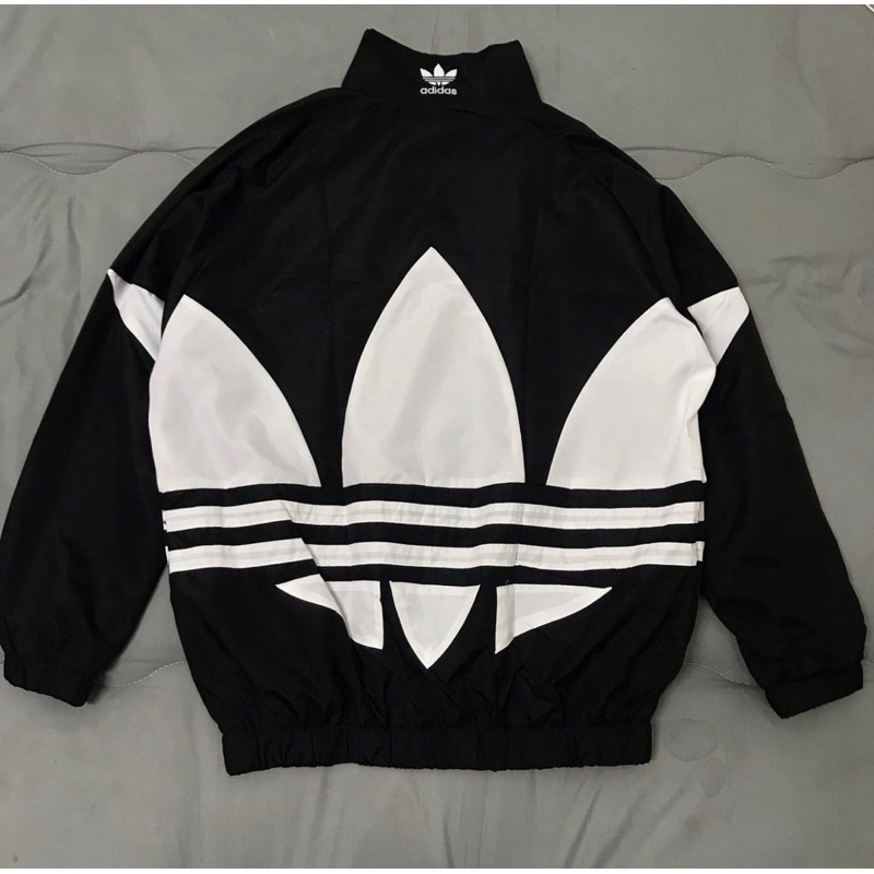 Áo khoác dù ADIDAS biglogo đường phố, jacket nam nữ hàn quốc xuất xịn