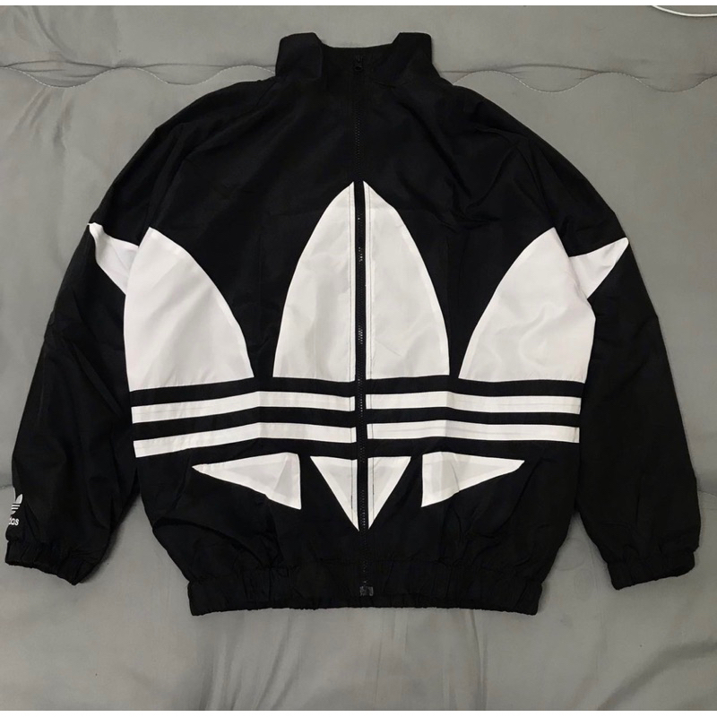 Áo khoác dù ADIDAS biglogo đường phố, jacket nam nữ hàn quốc xuất xịn