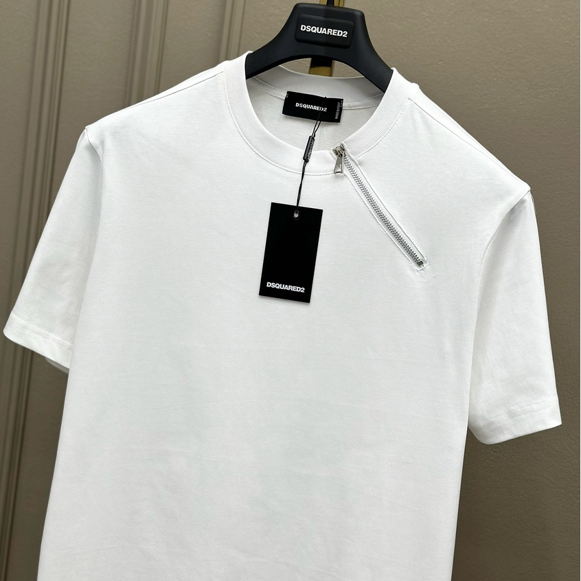 Áo Phông Nam Hót Tren Bùi Đạt Mix Khoá Cổ Cực Chất - Áo Thun Nam Nữ Dsq .Áo Đôi Nam Nữ