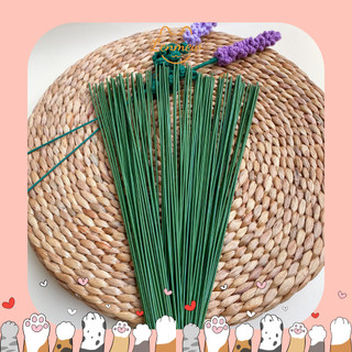 Que kẽm làm cành hoa len handmade (40cm) (Set 10 cành)