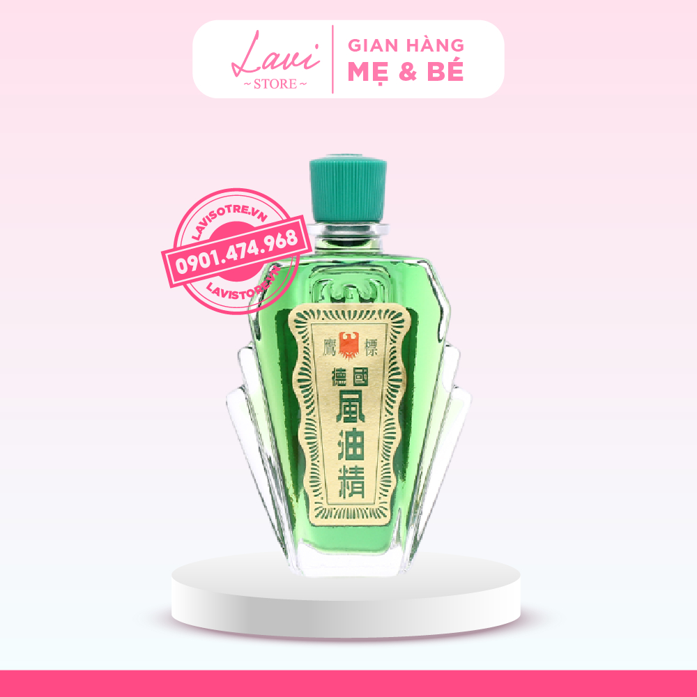 Dầu gió Con Ó 24ml - XANH LÁ (chai)