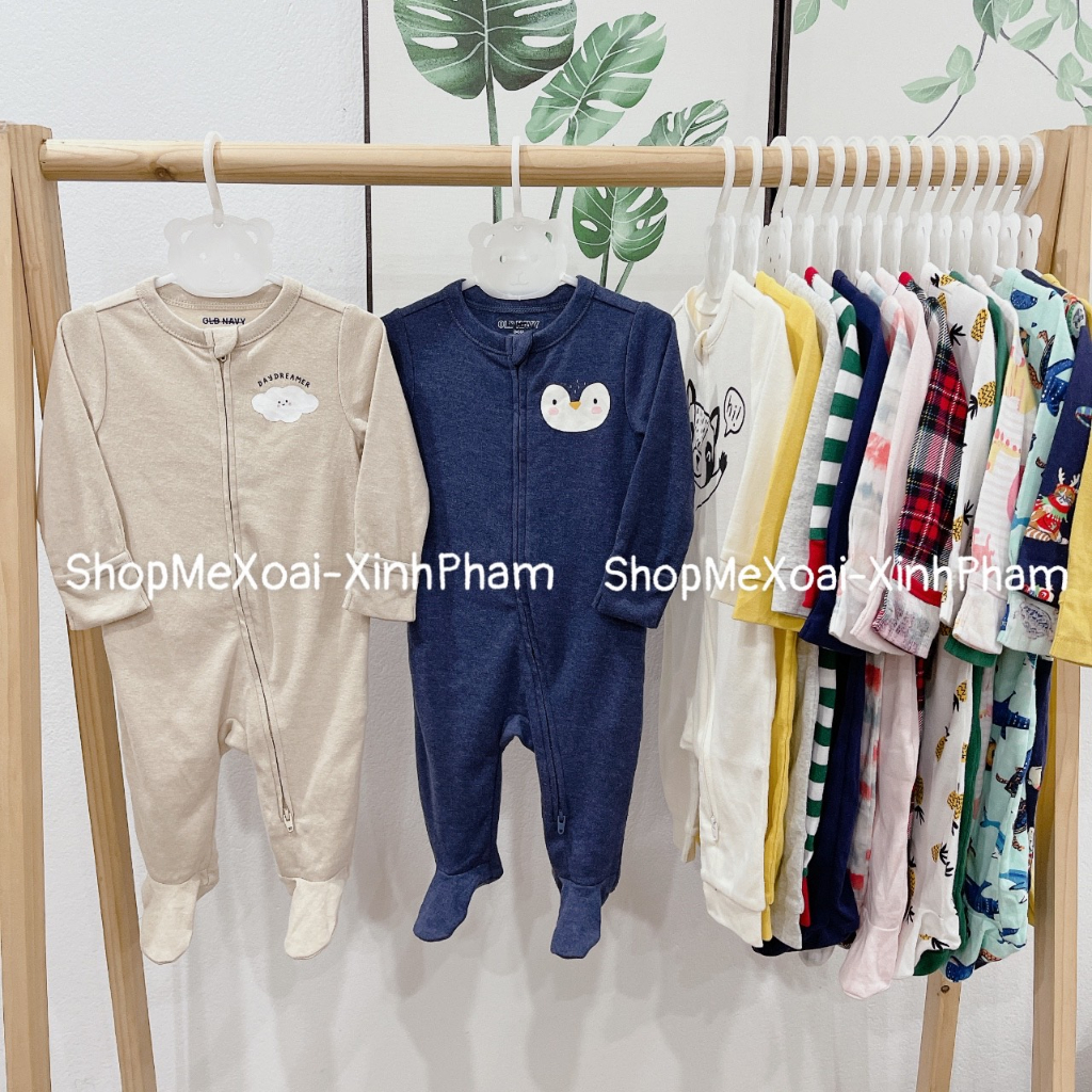 Body sleep cotton kéo khóa hiệu OLD..NAVY xuất dư siêu xịn hàng cao cấp