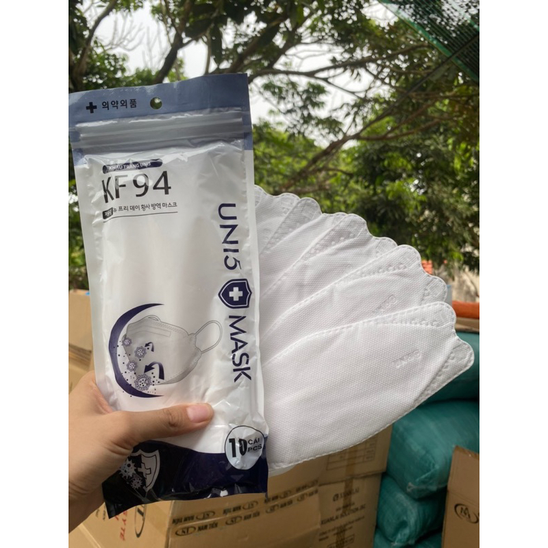 Khẩu Trang KF94 UNI5 3 Lớp Kháng Khuẩn