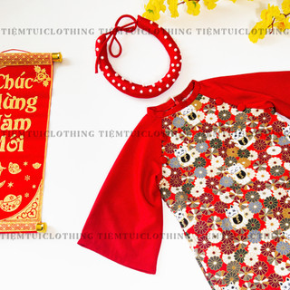 [QUÀ TẶNG KÈM] Mấn đội đầu cho bé gái áo dài truyền thống CooDan