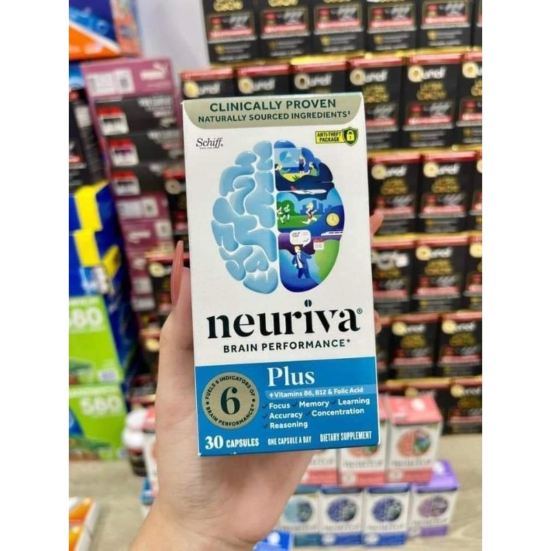 Viên uống bổ não của Mỹ Neuriva Original Brain Performance Supplement 30 viên