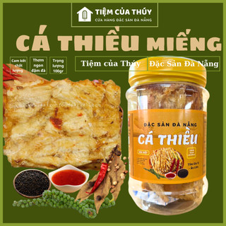 Cá thiều miếng tẩm gia vị nướng tiêu sọ hũ 100gr đặc sản Đà Nẵng cao cấp