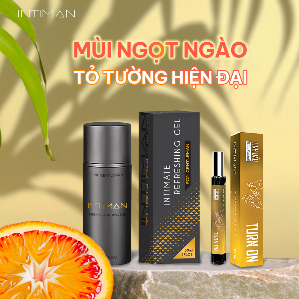 Combo Thơm Toàn Thân Gel Lạnh Vệ Sinh, Tinh Dầu Nước Hoa Turn On Mùi Tỏ Tường, Hiện Đại, Ngọt Ngào