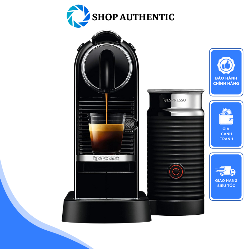 Máy Pha Cà Phê Viên Nén Delonghi Nespresso Citiz EN267 / EN167, Máy Pha Cafe, Espresso, Cappuccino, Nhập EU, Authentic