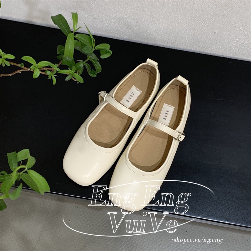 Giày Búp Bê Dáng Vintage Mềm Mại 2023