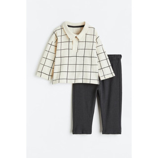 Bộ cotton bé trai HM