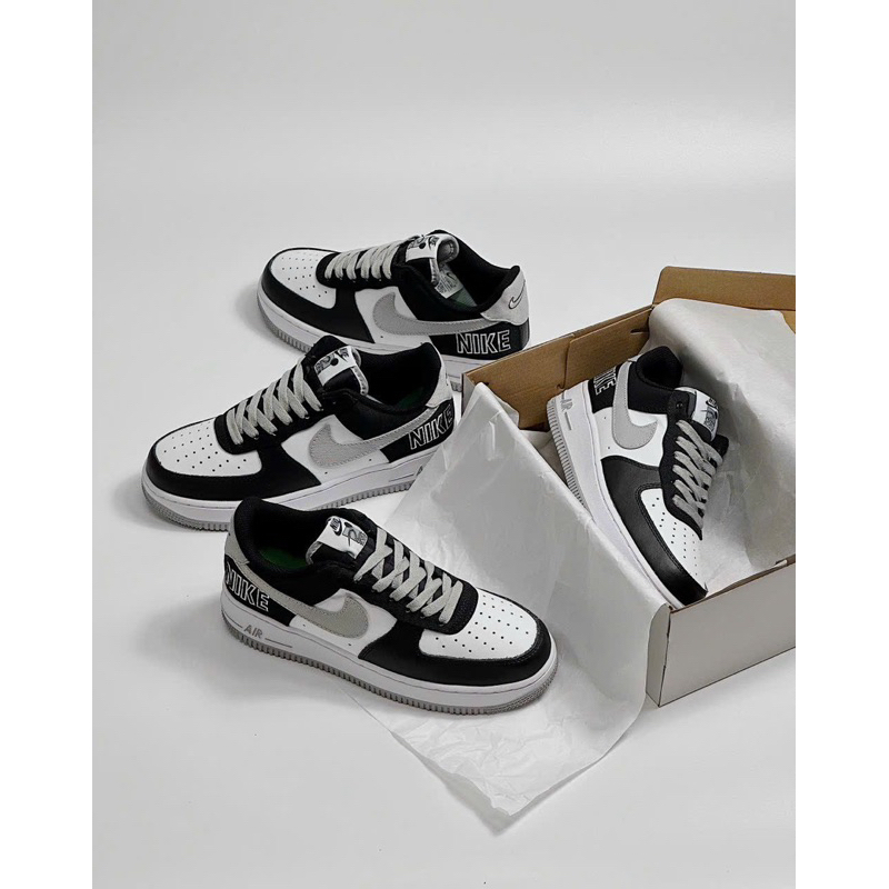 Giày sneaker foc đen xám psg