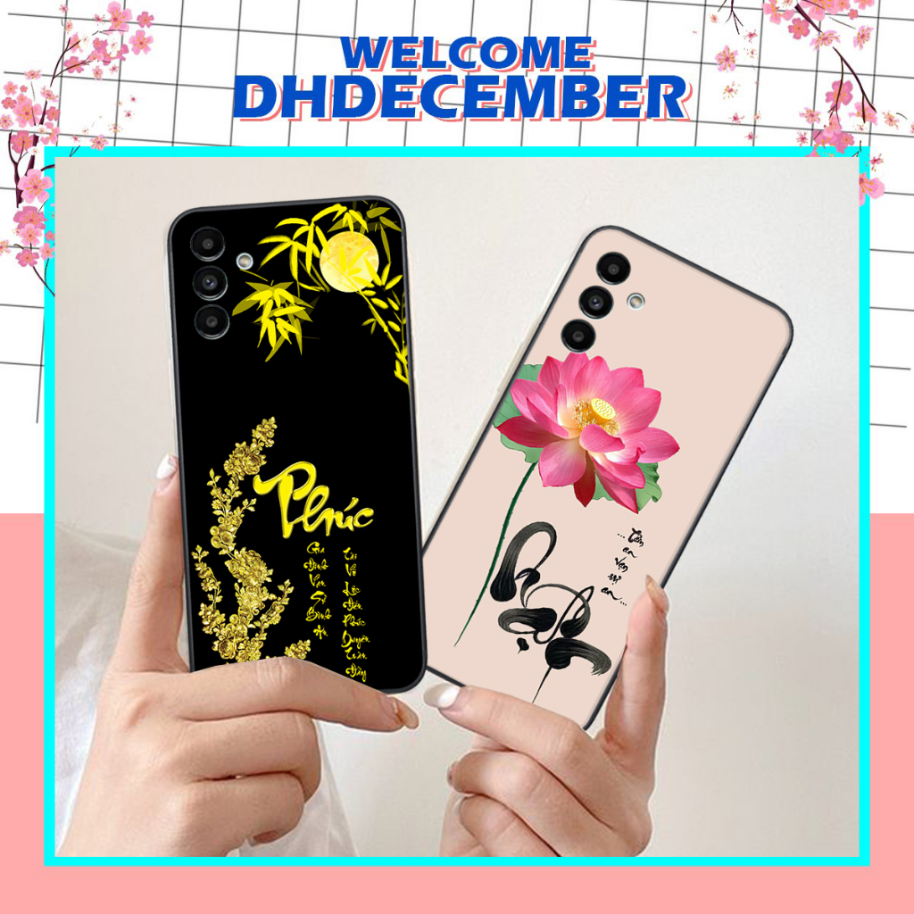 Ốp lưng Samsung A14 4G/ A14 5G / M34 5G /M54 5G / A24 4G / A34 5G/ A54 5G hình Tâm, Phúc,Hoa Sen ,Tài Lộc