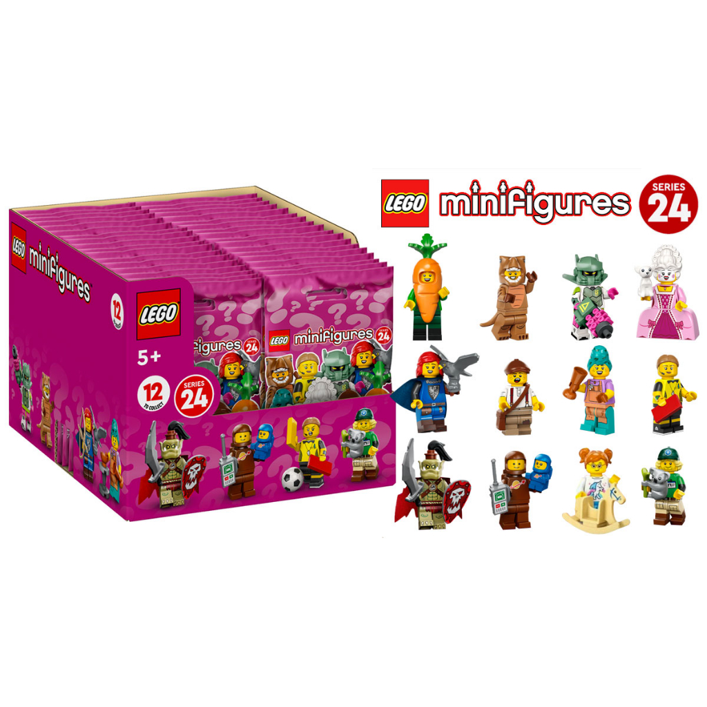 LEGO Minifigures 71037 Series 24 - 12 Mô Hình Nhân Vật Open Check