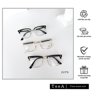 Gọng kính thời trang chrome hearts nam nữ gọng kim loại đi học đi chơi