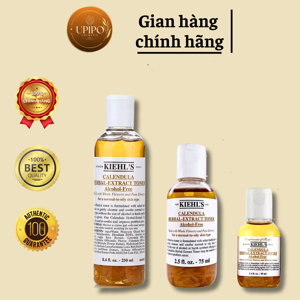 Nước hoa hồng Toner hoa cúc Calendula Herbal Extract Toner