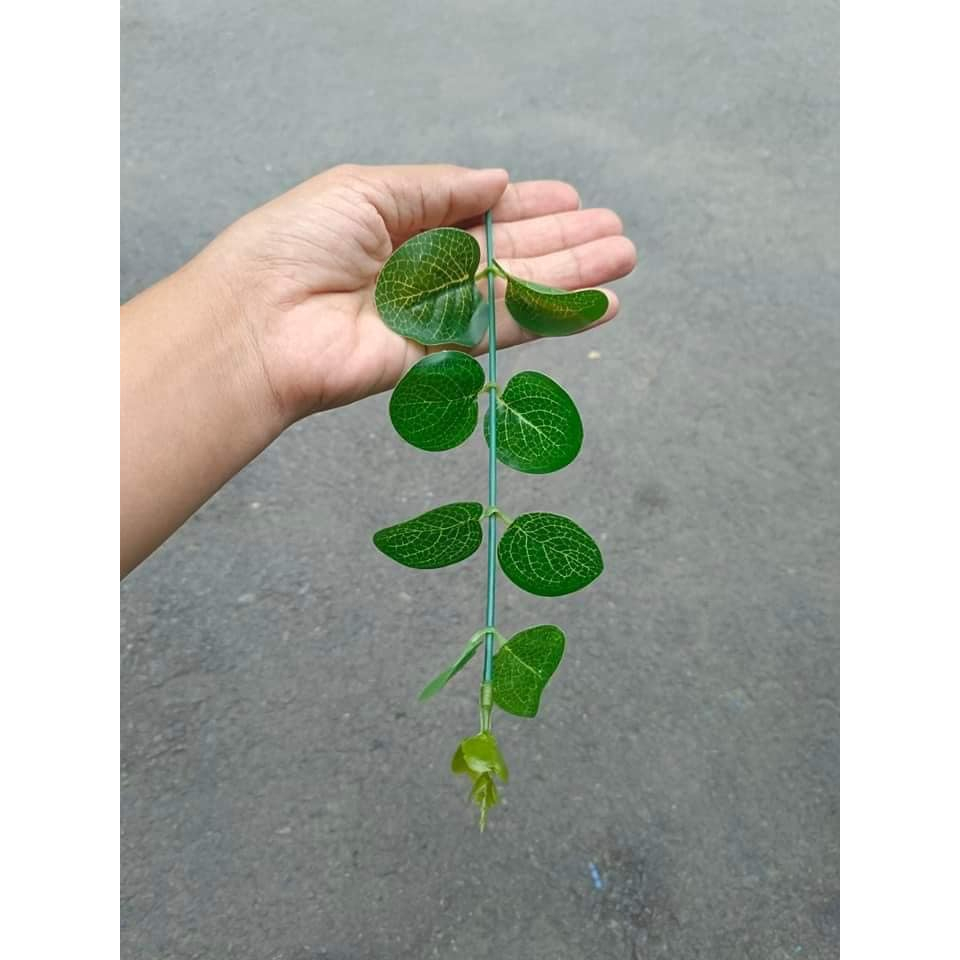 Lá táo giả, màu đẹp, không rụng. Dùng cắm hoa sáp bình hoa ☘🌿