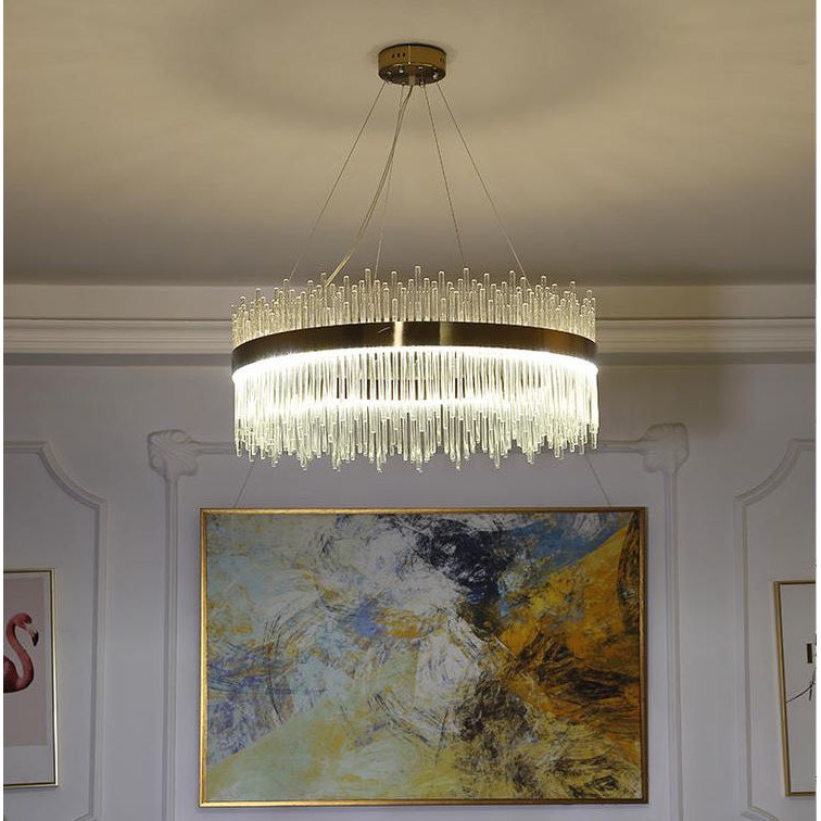 Đèn thả pha lê MONSKY CROWN kiểu dáng độc đáo, cao cấp trang trí nội thất sang trọng, hiện đại.