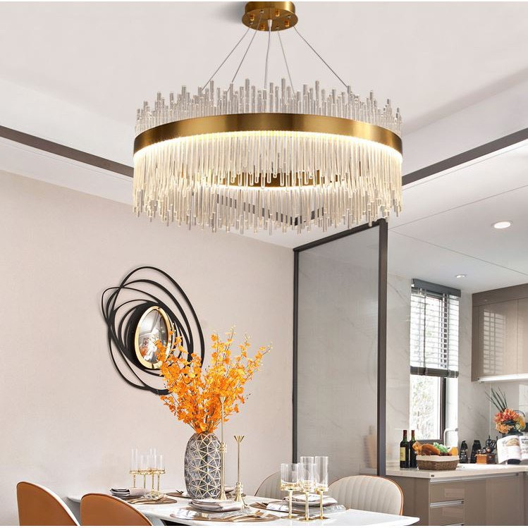 Đèn thả pha lê MONSKY CROWN kiểu dáng độc đáo, cao cấp trang trí nội thất sang trọng, hiện đại.