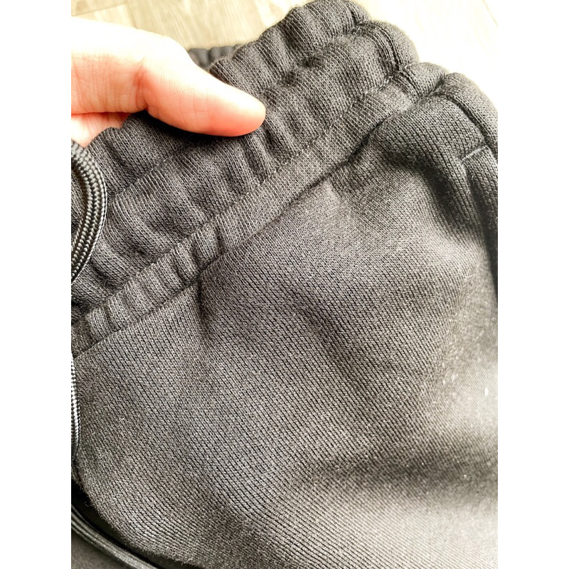 Quần suông đen ống rộng hot trend cho bé gái nỉ bông sz 3-7y