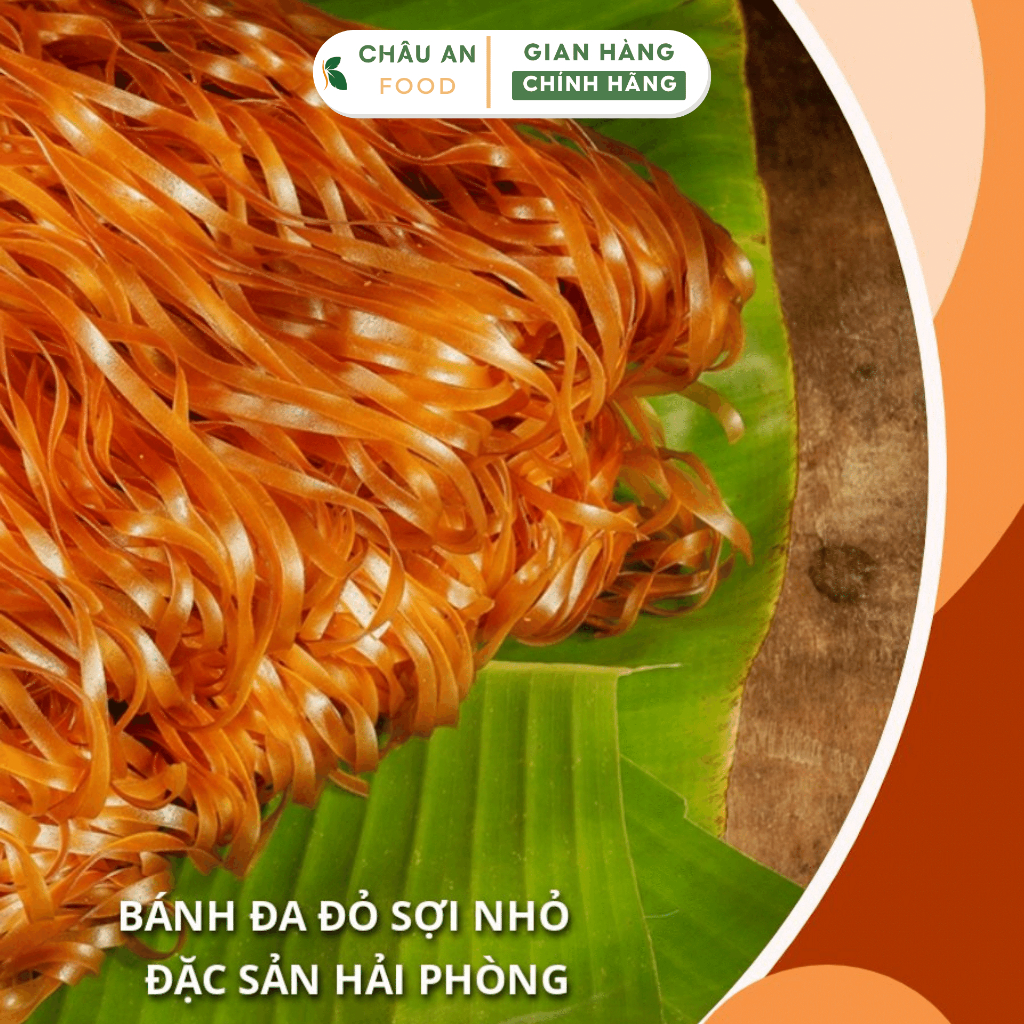 Bánh Đa Đỏ Sợi Nhỏ, Bánh Đa Cua Đặc Sản Hải Phòng Túi 1KG