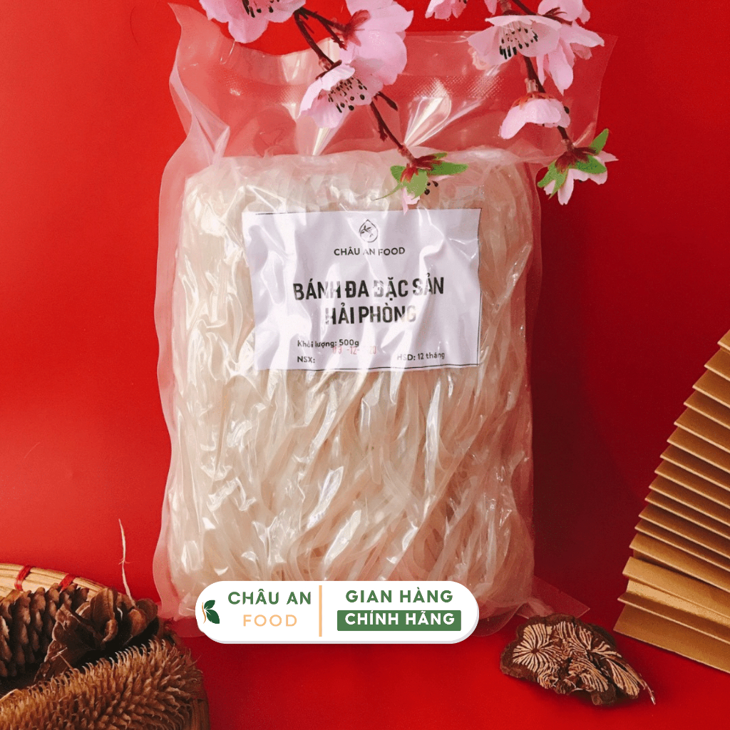 Bánh Đa Cua Hải Phòng Sợi Trắng Nhỏ, Dai Ngon, Bánh Đa Đặc Sản Hải Phòng