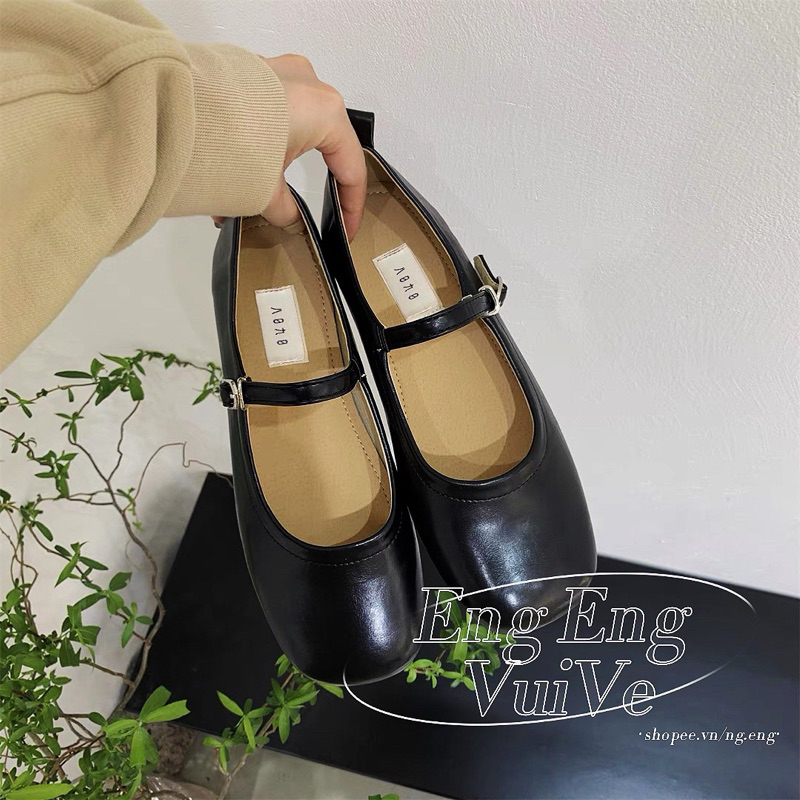 Giày Búp Bê Dáng Vintage Mềm Mại 2023