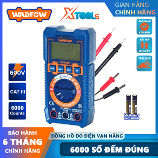 Đồng hồ đo điện vạn năng kỹ thuật số wadfow wdm3501 4000 số đếm, đồng hồ điện tử vạn năng đo điện áp, ampe, điện trở,...
