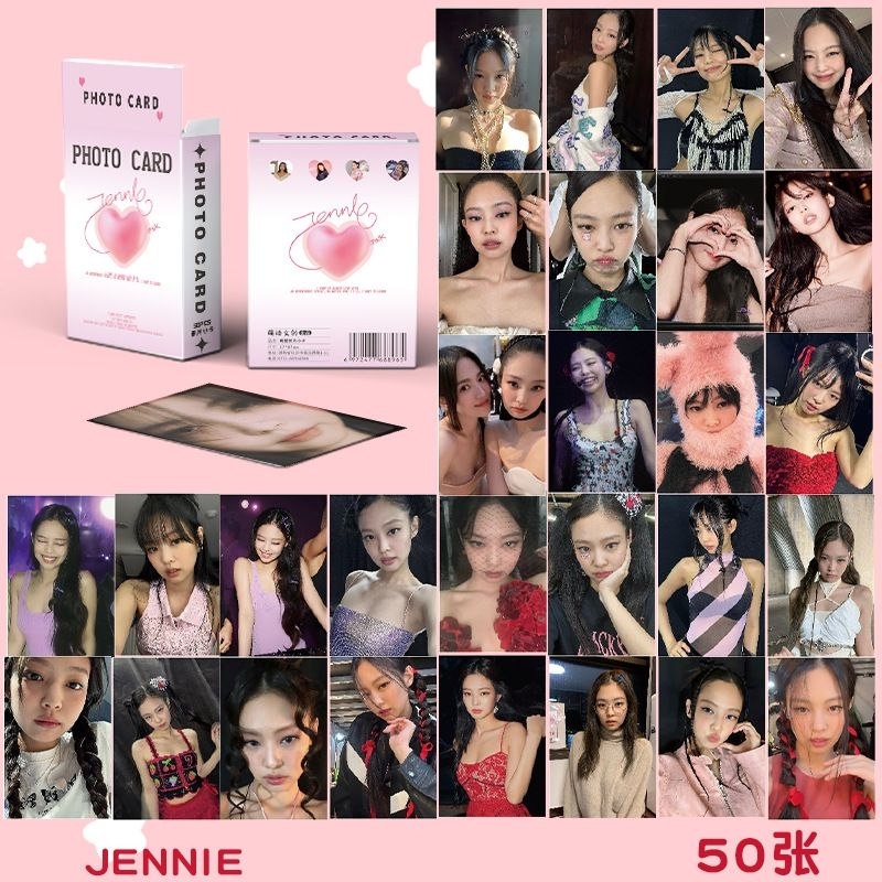 Photocard BlackPink hộp 50 tấm lomo lấp lánh hologram Lalune Store - LA25