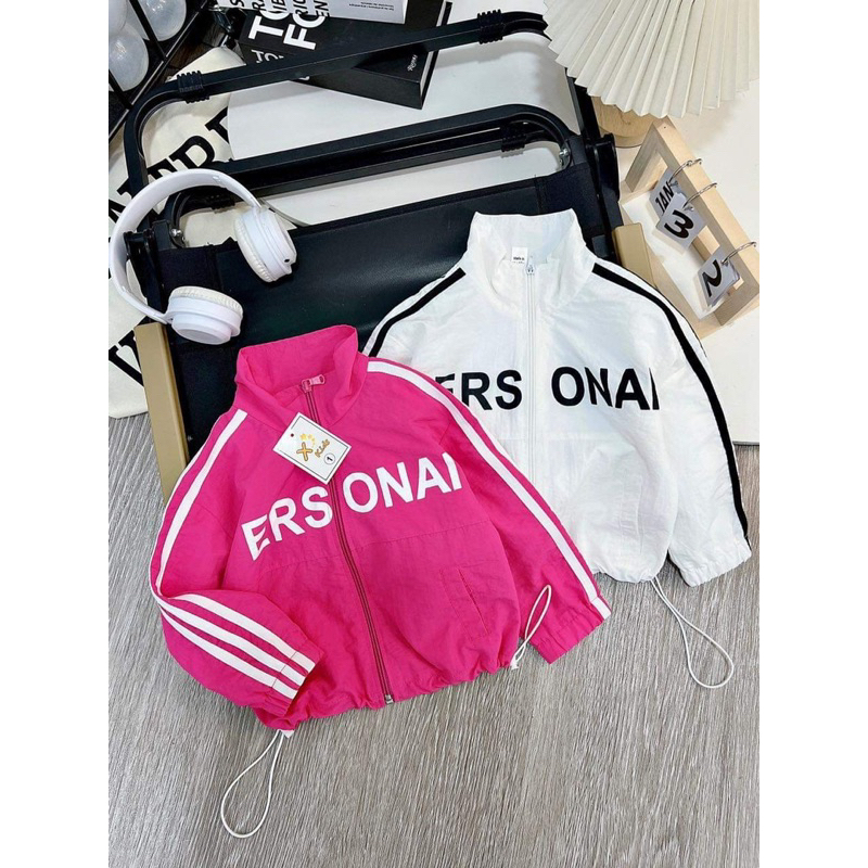 Aó khoác cho bé,Áo gió ERS cho bé gái 10 đến 30kg A0095