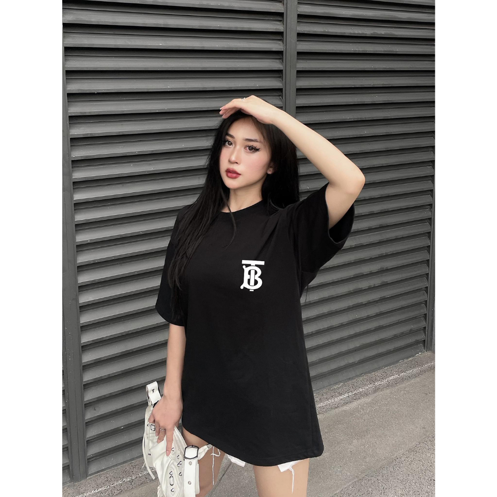 Áo thun buberry 01 chất cotton 100% cao cấp in lưng