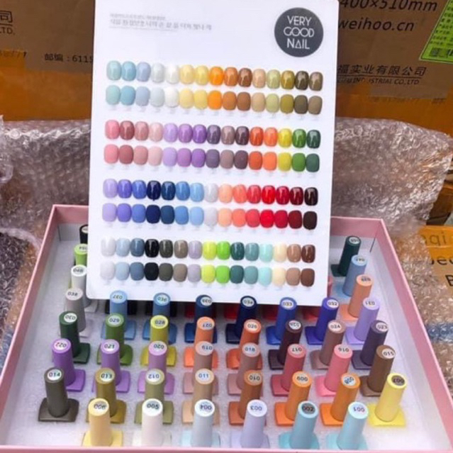 Sơn gel very set 60 màu thanh lý lẻ màu cực rẻ chất loại 1