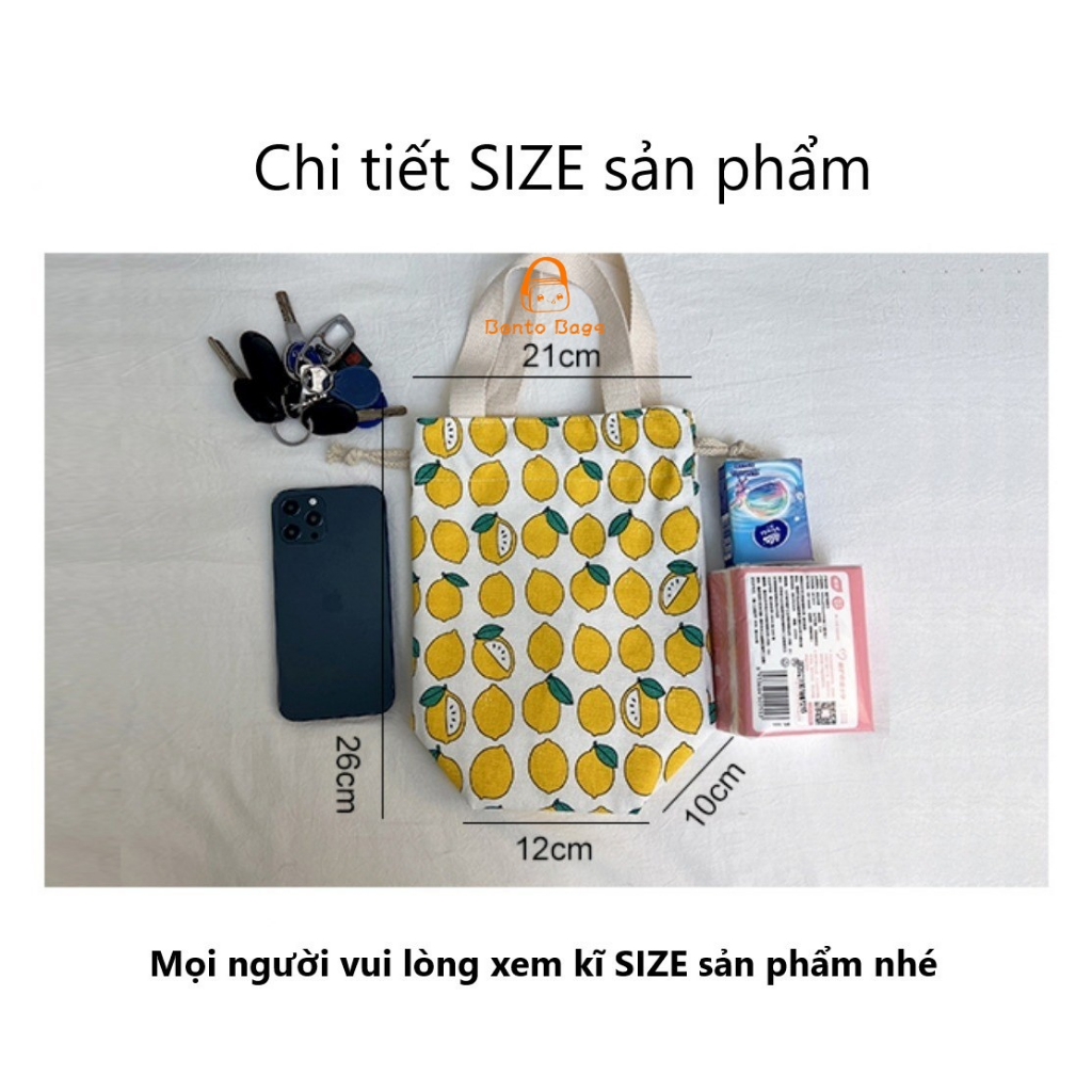 Túi vải đựng bình nước, túi đựng nước giữ nhiệt ly cốc size lớn Cup holder có quai xách 550ml,600ml,750,800,900ml TZ03